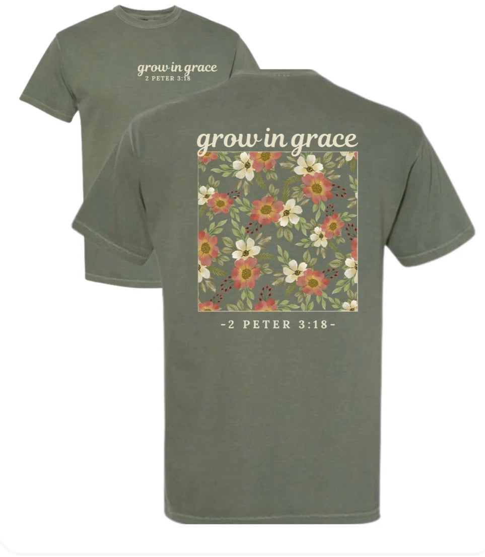 Grow in Grace Christian T-Shirt
