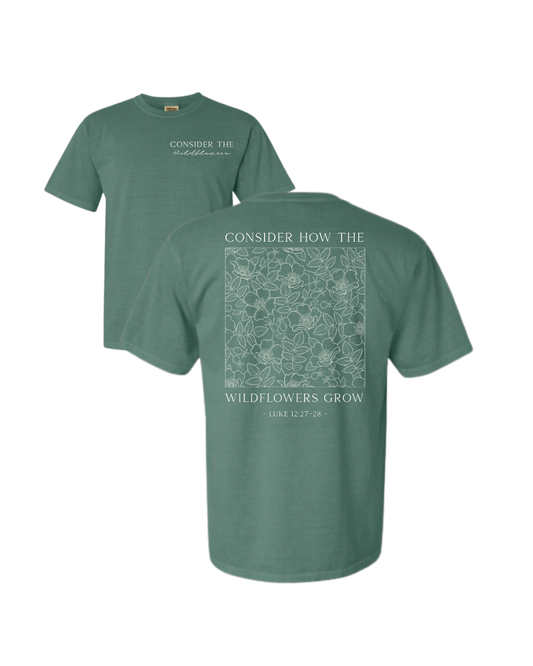 Consider the Wildflowers Christian T-Shirt
