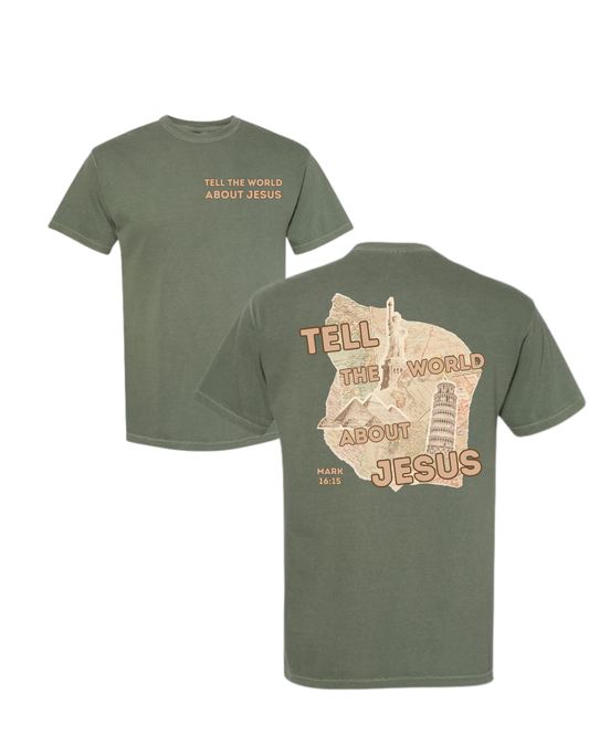 Tell The World About Jesus Christian T-Shirt