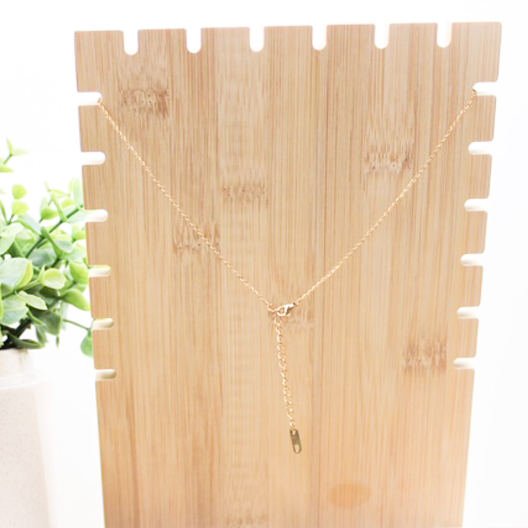 Dainty Sideways Cross Necklace 17" + 2" extender image 2