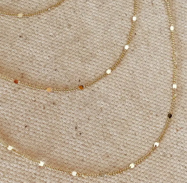 Curb Necklace - 18k Gold Filled, 14", 16", 18", 20" image 2