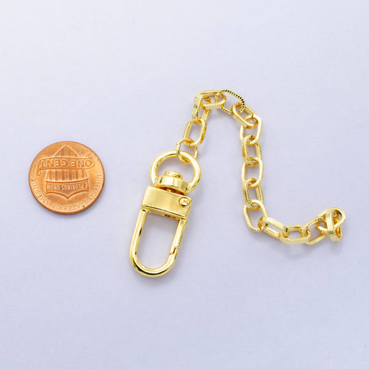 Bag Purse Cable Chain for Bag Charm 5 inch Long