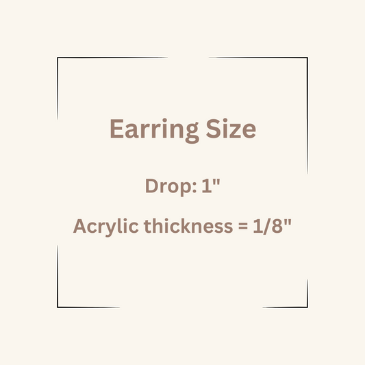 Small Christmas Snack Cake Earrings -Dangle image 1