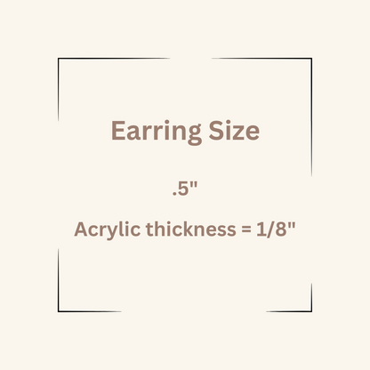 Watercolor Floral Butterfly Earrings -Studs image 2