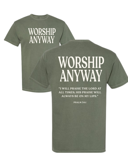Worship Anyway Christian T-Shirt
