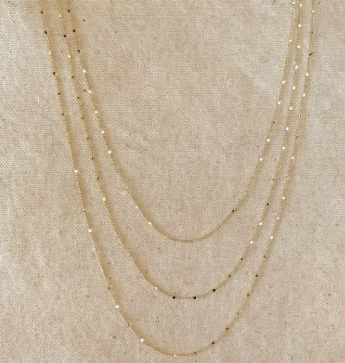 Curb Necklace - 18k Gold Filled, 14", 16", 18", 20" image 0