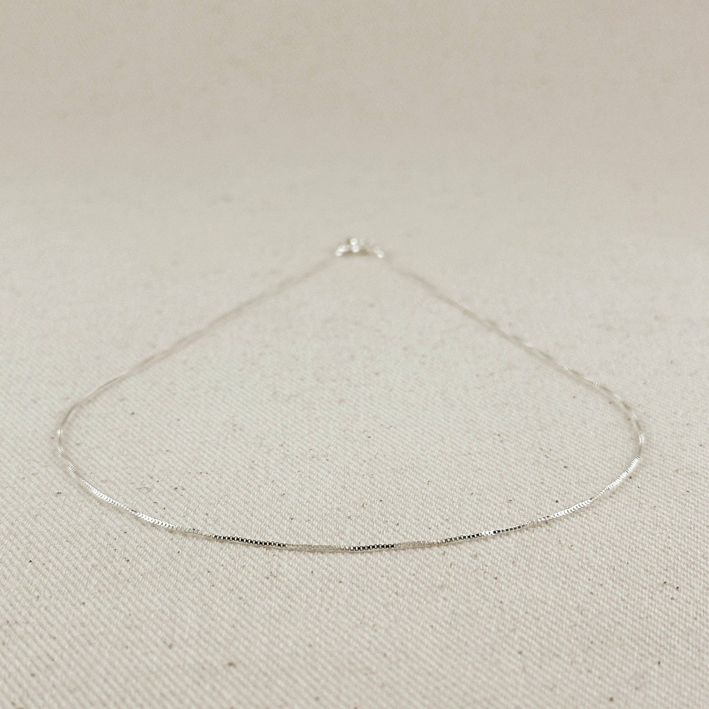Sterling Silver Box Chain 0.6mm