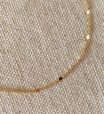 Curb Bracelet - 18k Gold Filled6.5" +2"extender image 1