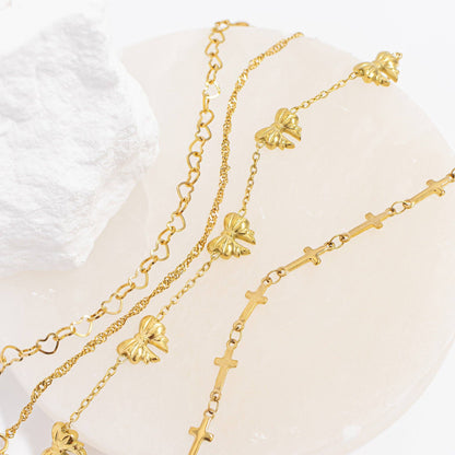 Cross Chain Bracelet