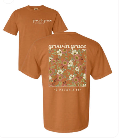 Grow in Grace Christian T-Shirt