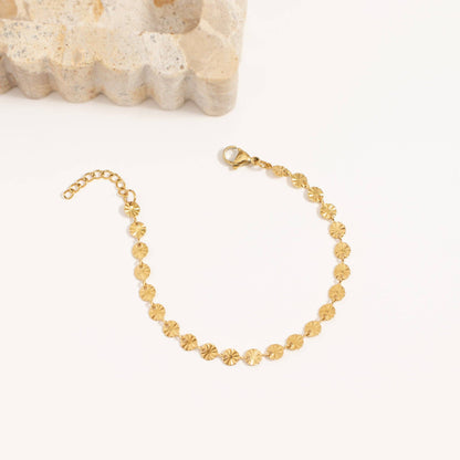 Sunburst Chain Bracelet