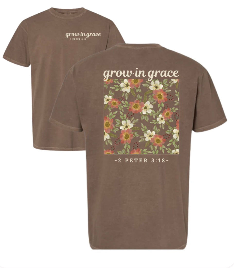 Grow in Grace Christian T-Shirt