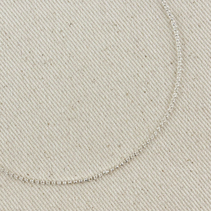 Sterling Silver Round Rolo Chain 1.5mm