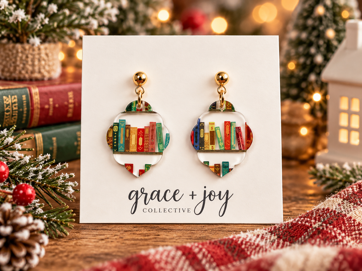 Book Scallop Earrings
