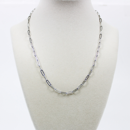 Paperclip Chain Charm Necklace