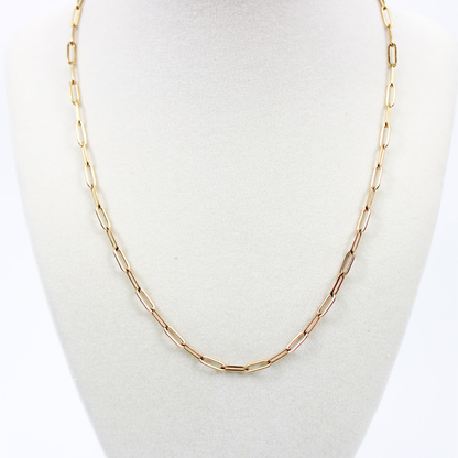 Paperclip Chain Charm Necklace