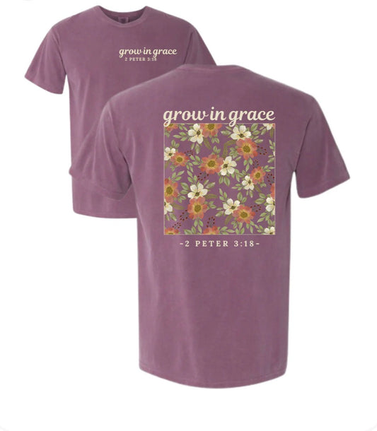 Grow in Grace Christian T-Shirt