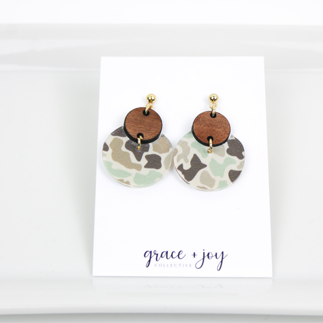 Camouflage Earrings