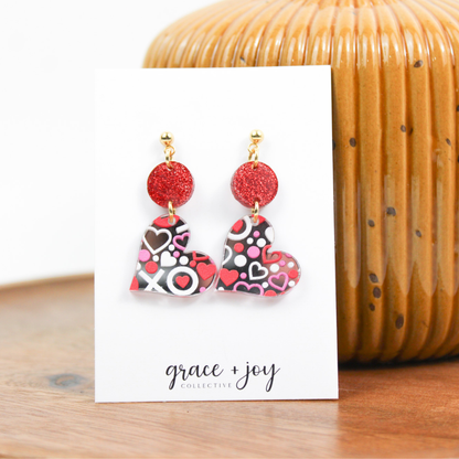 XO Valentines Day Earrings