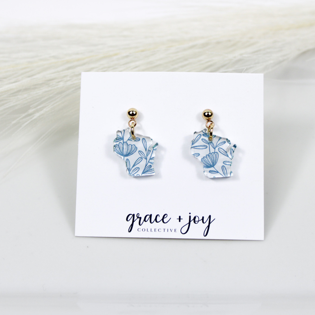 Wisconsin Wildflower Earrings