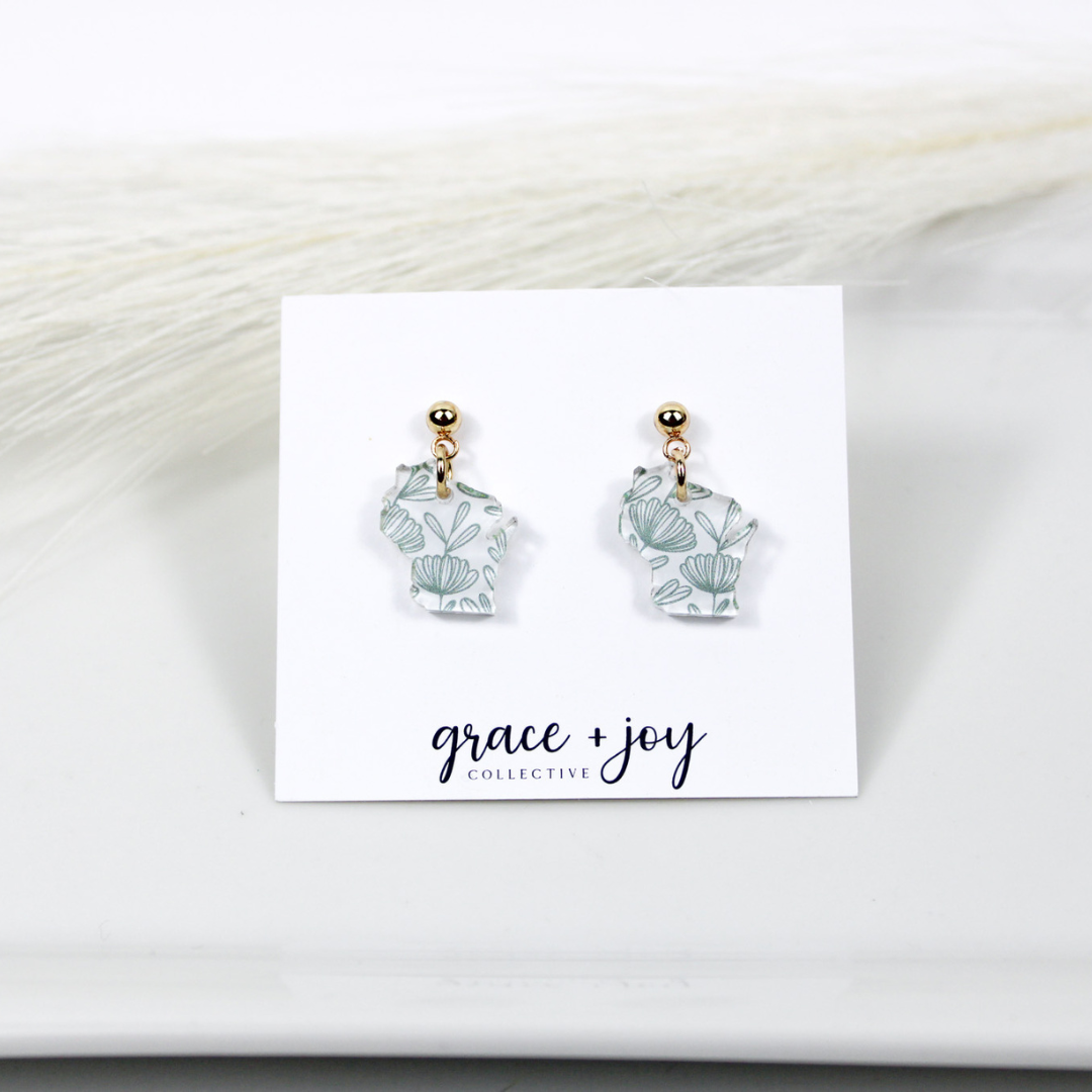 Wisconsin Wildflower Earrings