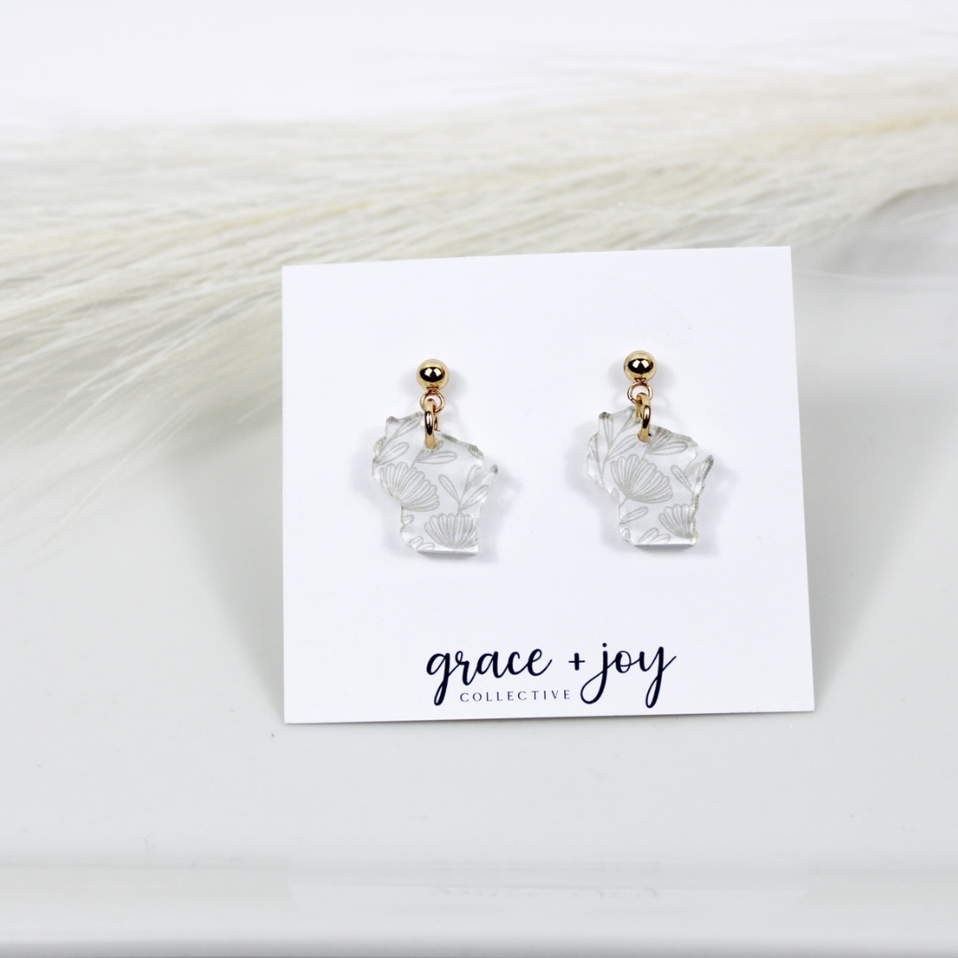 Wisconsin Wildflower Earrings