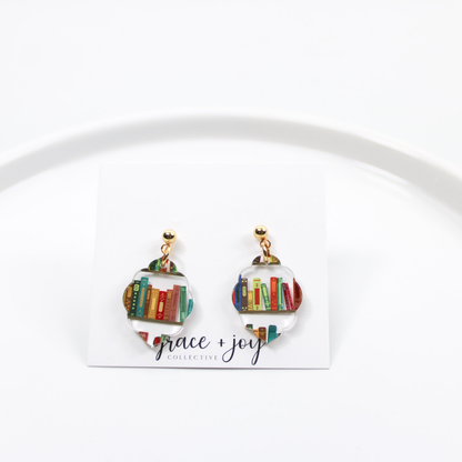 Book Scallop Earrings