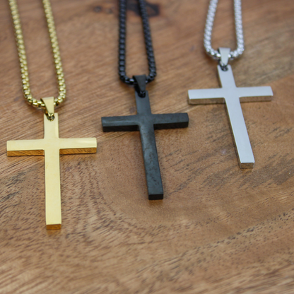 Personalized Cross Necklace for Men