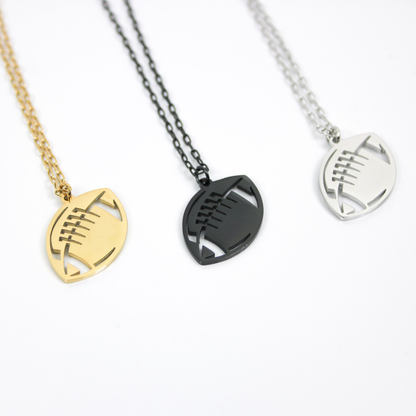 Personalized Football Necklace