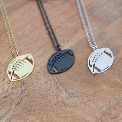 Personalized Football Necklace