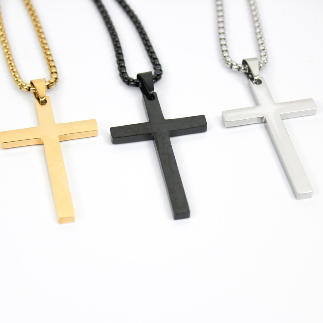 Personalized Cross Necklace for Men