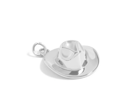 Cowboy Hat Charm Stainless Steel - 18k Gold PVD