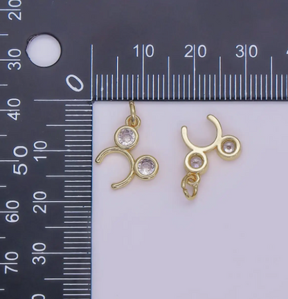 Mouse Ears Charm