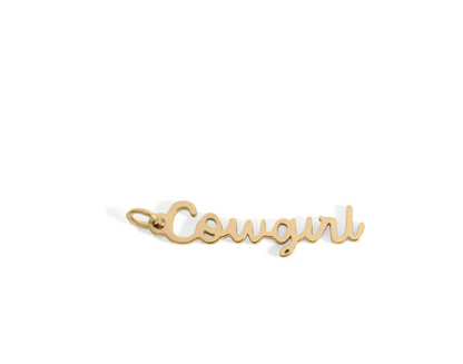 Cowgirl Charm Stainless Steel - 18k Gold PVD