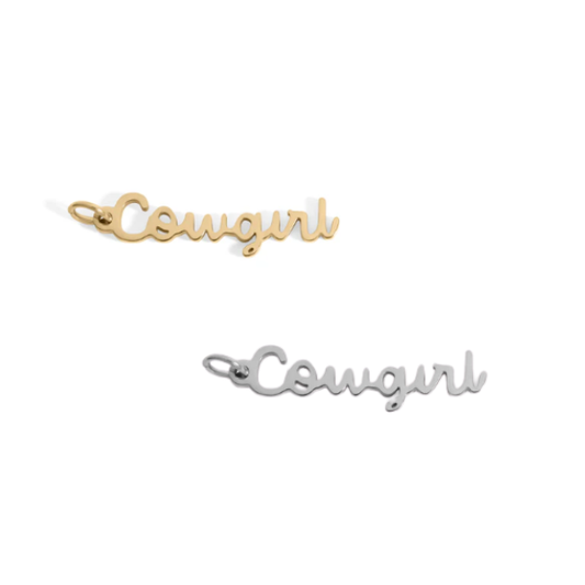 Cowgirl Charm Stainless Steel - 18k Gold PVD
