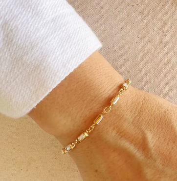Opal Bracelet - 18k Gold Filled 7" image 1