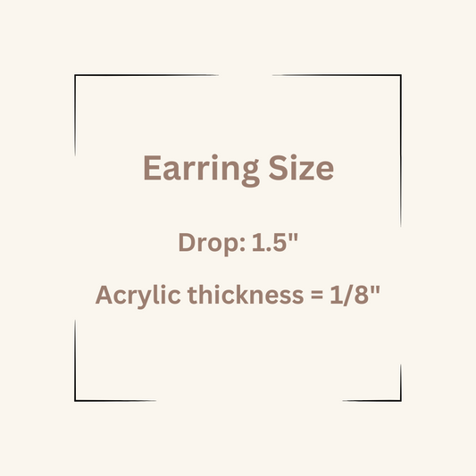 Wisconsin Milwaukee Brewer Earrings -Dangle image 1