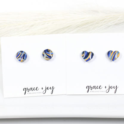 Milwaukee Brewer Earrings -Stud basball image 0